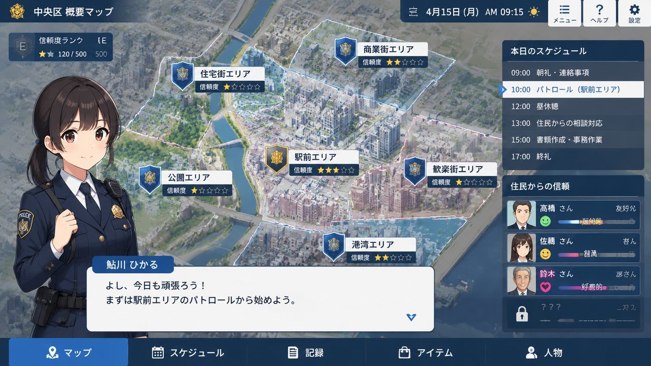 极道无赖EX 女警鮎川光 存档管理 内容截图 4
